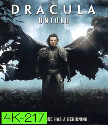 4K - Dracula Untold (2014) แดร็กคูล่า ตำนานลับโลกไม่รู้ - แผ่นหนัง 4K UHD