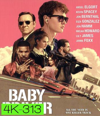 4K - Baby Driver (2017) - แผ่นหนัง 4K UHD