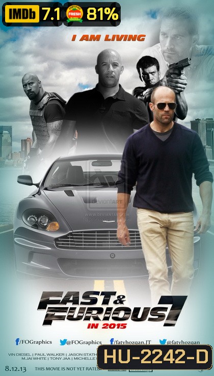 Fast And Furious 7 เร็ว..แรงทะลุนรก 7 - Fast and Furious 7