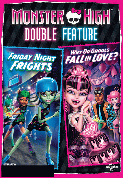 Monster High Double Feature: Friday Night Frights & Why Do Ghouls Fall In Love มอนสเตอร์ไฮ รวม 2 ตอนสุดแซบ: ศึกศุกร์ซิ่งสองเท้า&ปิ๊งหัวใจยัยปีศาจ