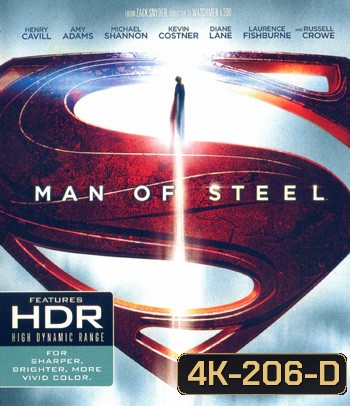 4K - Man of Steel (2013) บุรุษเหล็กซูเปอร์แมน - แผ่นหนัง 4K UHD