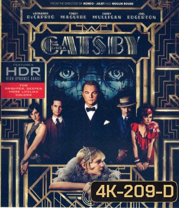 4K - The Great Gatsby (2013) เดอะ เกรท แกตสบี้ รักเธอสุดที่รัก - แผ่นหนัง 4K UHD