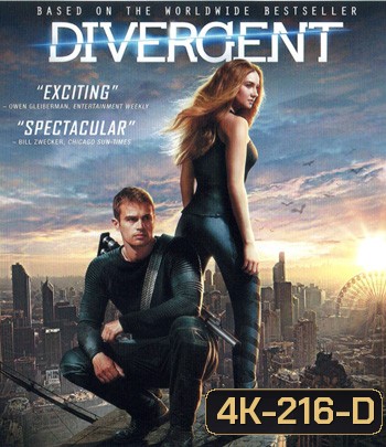 4K - Divergent (2014) ไดเวอร์เจนท์ คนแยกโลก - แผ่นหนัง 4K UHD
