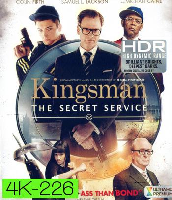 4K - Kingsman: The Secret Service (2014) คิงส์แมน โคตรพิทักษ์บ่มพยัคฆ์ - แผ่นหนัง 4K UHD (King s man)