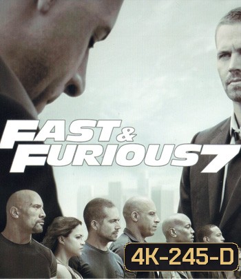4K - Fast & Furious 7 (2015) เร็ว..แรงทะลุนรก 7 - แผ่นหนัง 4K UHD