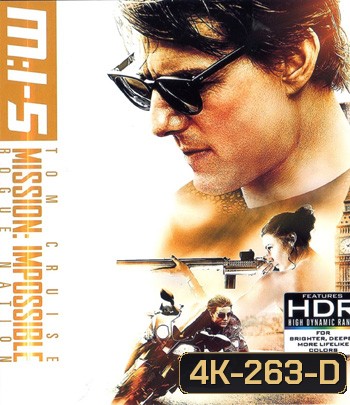 4K - Mission Impossible 5 Rogue Nation (2015) มิชชั่น อิมพอสซิเบิ้ล 5 ปฏิบัติการรัฐอำพราง - แผ่นหนัง 4K UHD