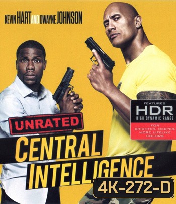 4K - Central Intelligence (2016) คู่สืบ คู่แสบ - แผ่นหนัง 4K UHD