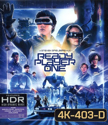 4K - Ready Player One (2018) สงครามเกมคนอัจฉริยะ - แผ่นหนัง 4K UHD