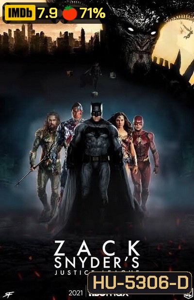 Zack Snyder's Justice League (2021) จัสติซ ลีก ของ แซ็ค สไนเดอร์ (ภาพ 4:3)