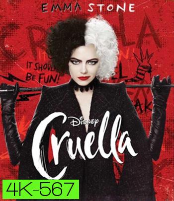 4K - Cruella (2021) ครูเอลล่า - แผ่นหนัง 4K UHD