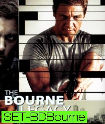 Bluray 25GB The Bourne (จัดชุด 5 ภาค)