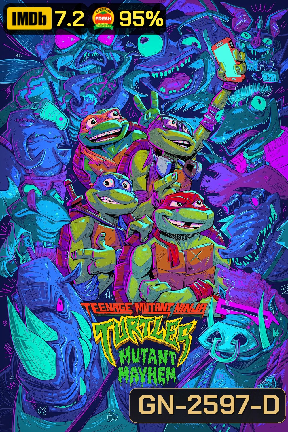 Teenage Mutant Ninja Turtles Mutant Mayhem เต่านินจา โกลาหลกลายพันธุ์ 2023