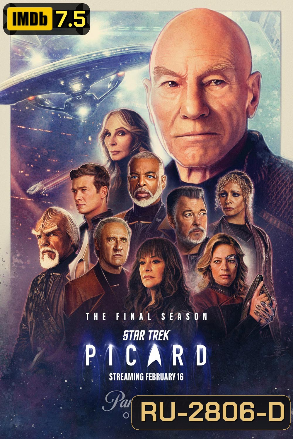 Star Trek Picard Season 3 (2023) สตาร์ เทรค พิคาร์ด ปี 3 (10 ตอน)