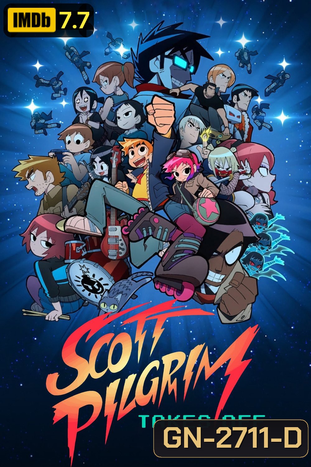 สก็อตต์ พิลกริมออกสตาร์ท Scott Pilgrim Takes Off (2023) 8 Ep.จบ